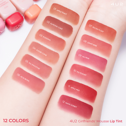 4U2 COSMETICS Girlfriends' Mousse Lip Tint