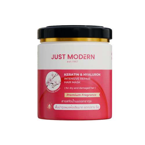 JUST MODERN Keratin & Hyaluron Hair Mask for Dry &Damage Hair