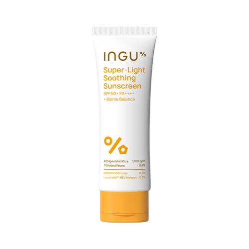 INGU - Super-Light Soothing Sunscreen SPF50+ PA++++ + Biome Balance