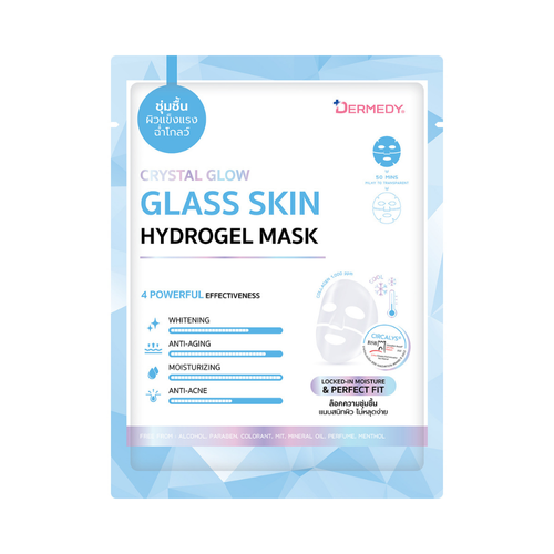 DERMEDY - Crystal Glow Glass Skin Hydrogel Mask