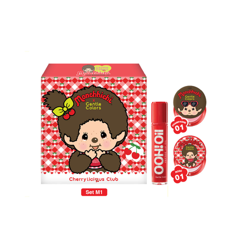 GENTLE COLORS X Monchhichi Set M1