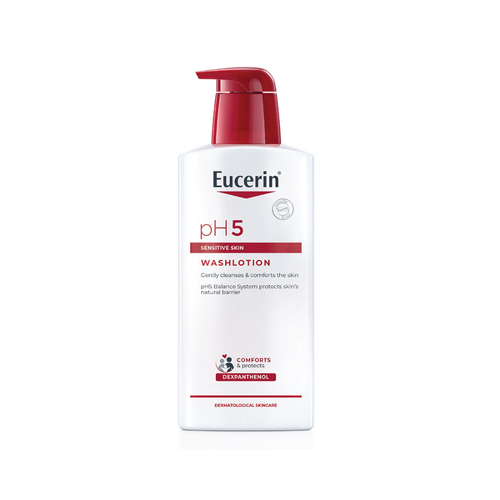 ซื้อสินค้าแบรนด์ Eucerin ครบ 2,500 บาท รับฟรี EUCERIN pH5 Sensitive Skin Washlotion 400ml 1ชิ้น 