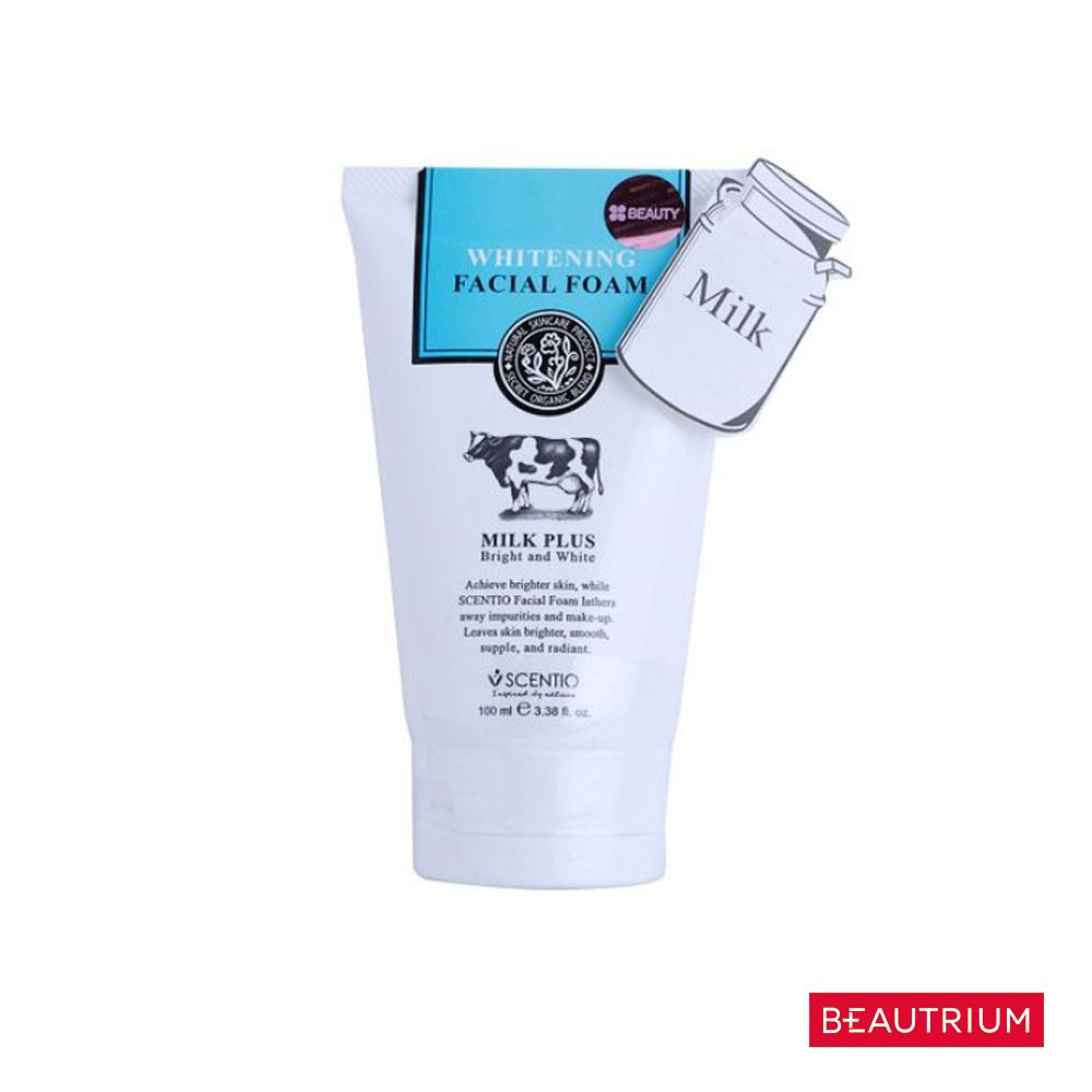 BEAUTY BUFFET Scentio Milk Plus Whitening Q10 Facial Foam