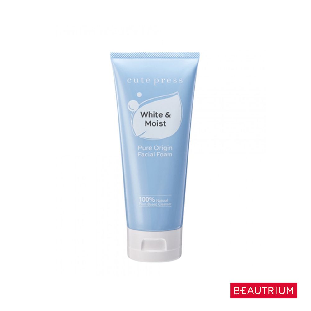 CUTE PRESS Pure Origin White & Moist Facial Foam