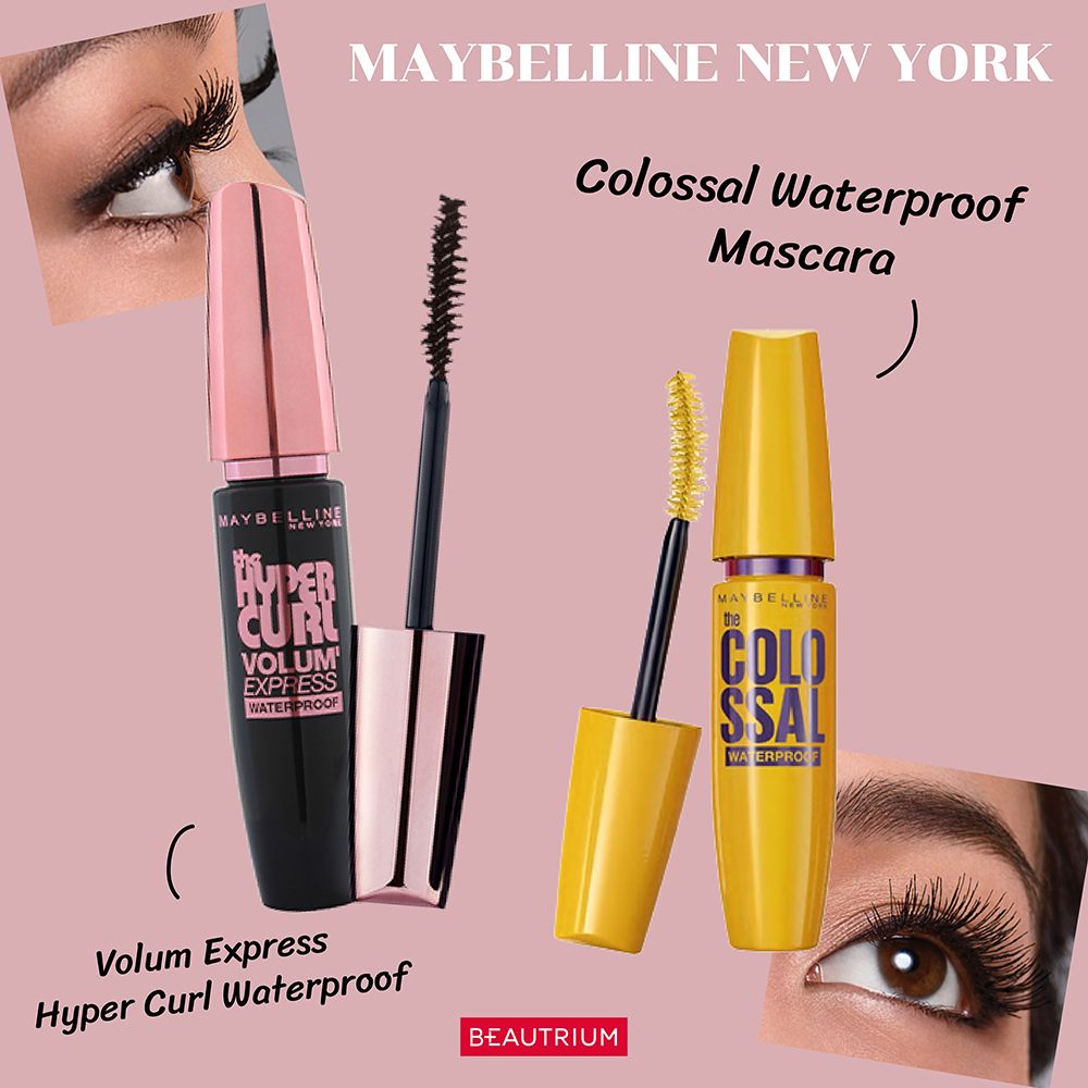 waterproof mascaras MAYBELLINE NEW YORK
