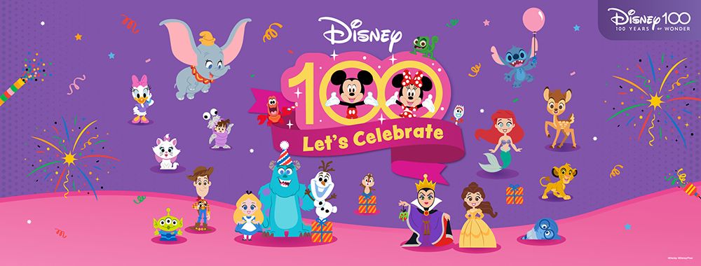 Cute Press Disney Let’s Celebrate 100 Years of Wonder Collection