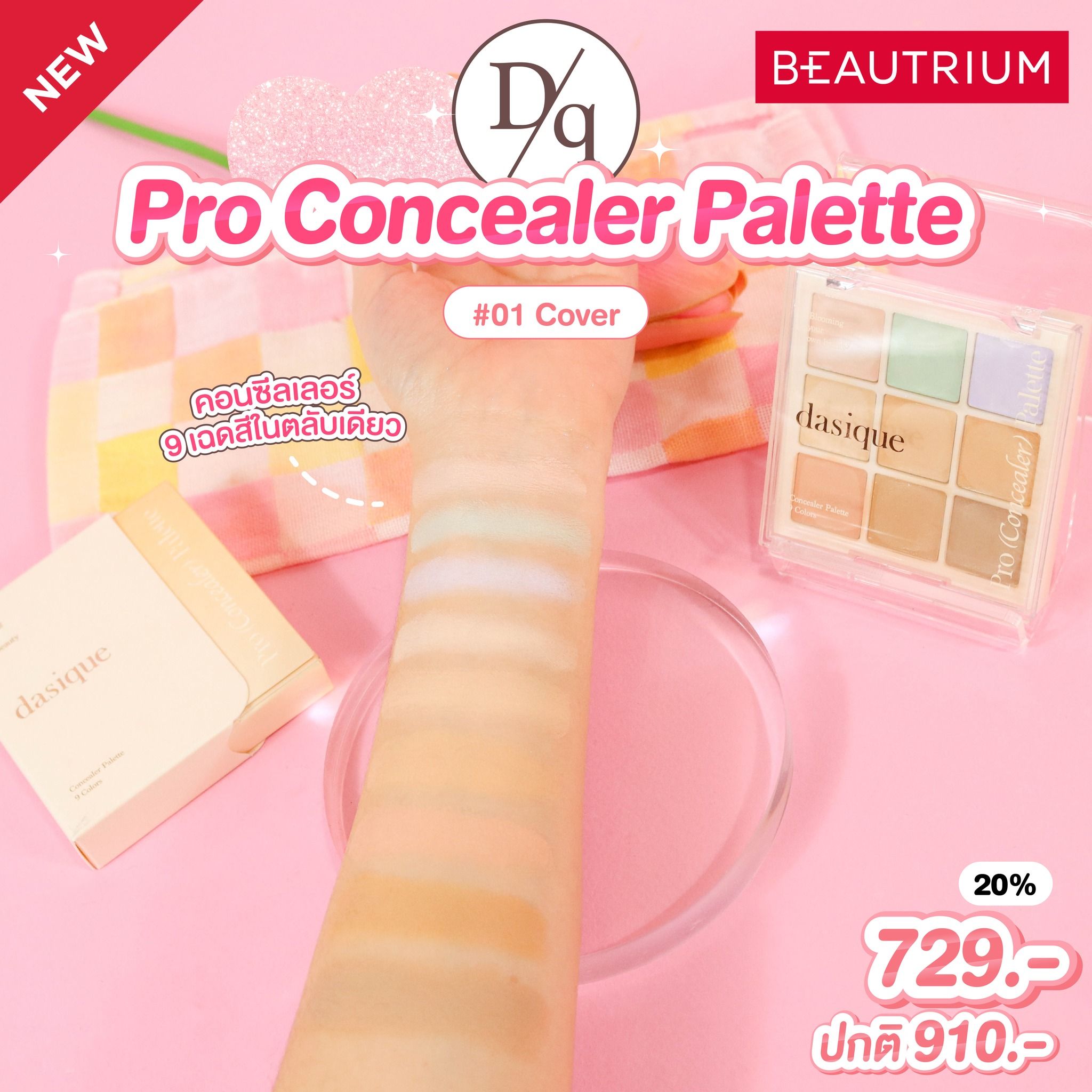 DASIQUE PRO CONCEALER PALETTE