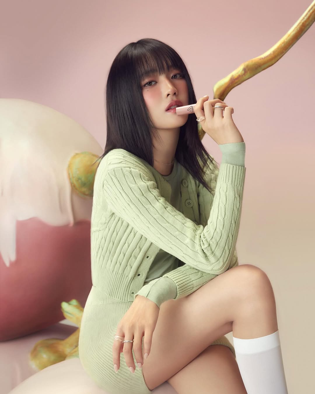 Minnie I-dle x 3CE Glazy Lip Glow