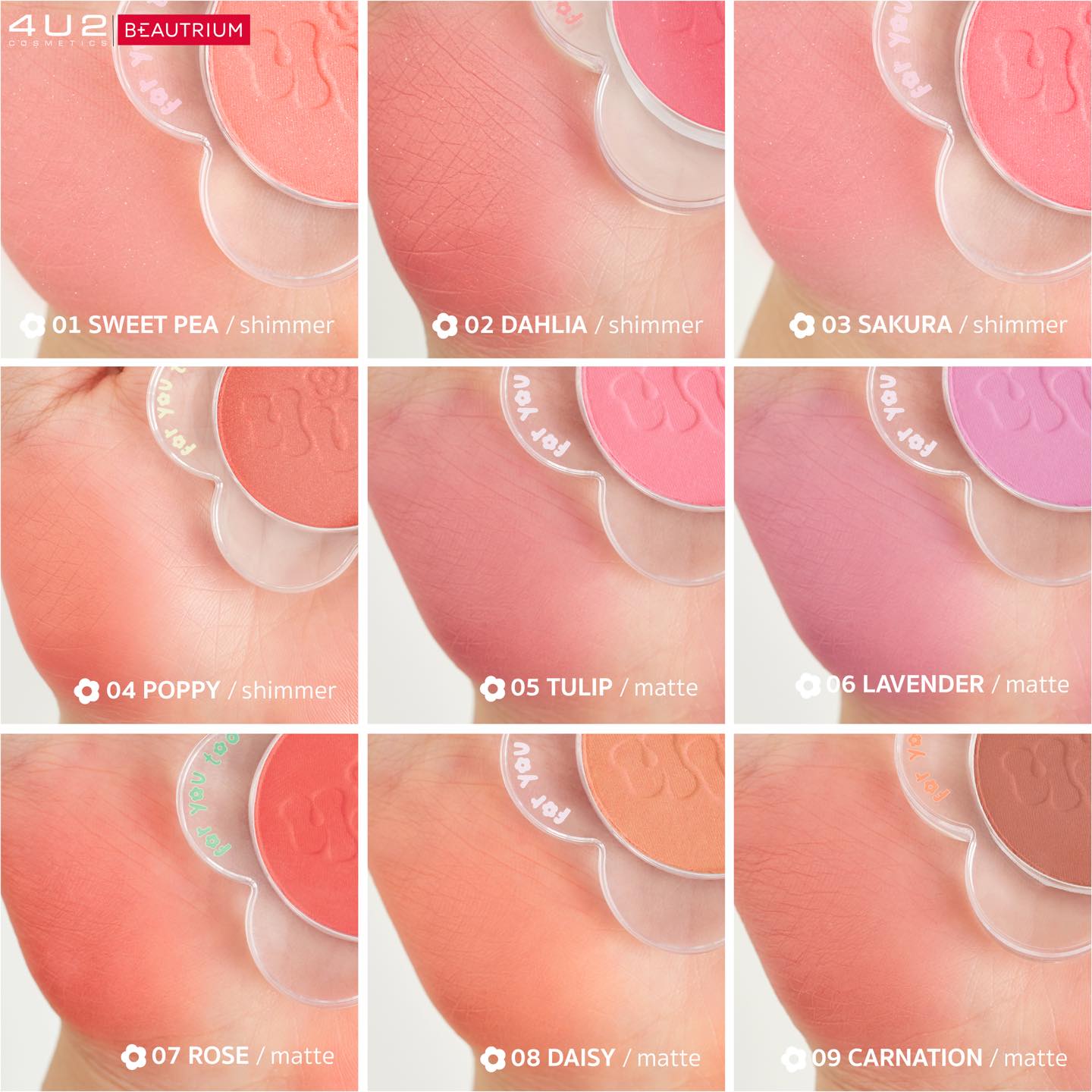 4U2 Flower Blush