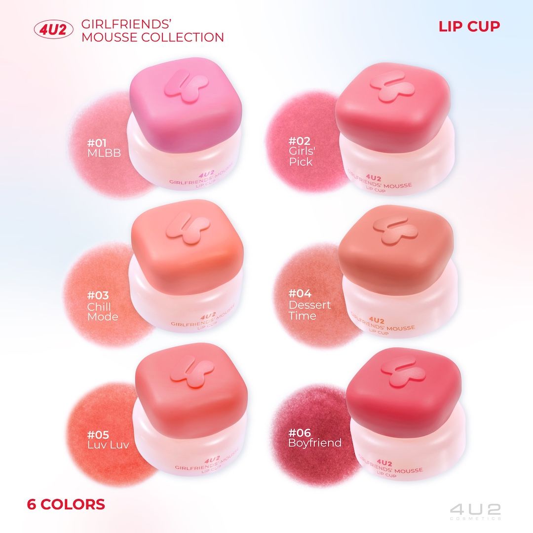 4u2 girlfriends mousse lip cup