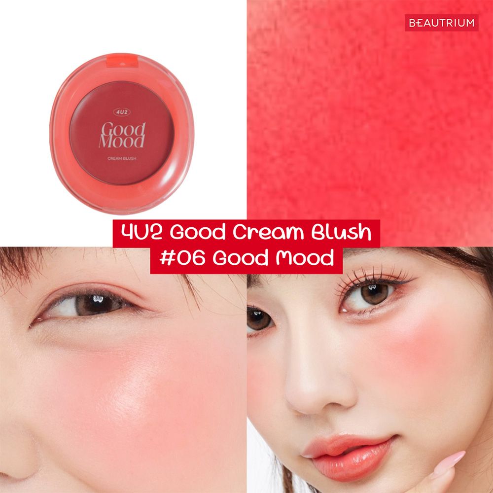 4U2 COSMETICS Good Cream Blush 06 Good Mood