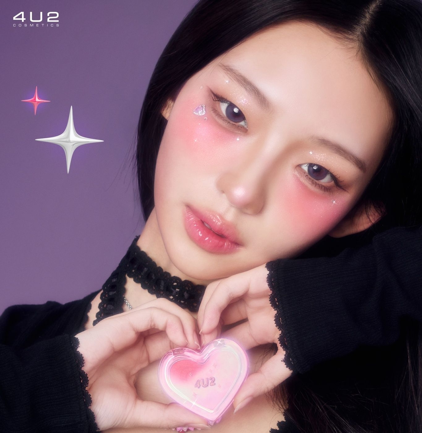 4U2 Heart Blush