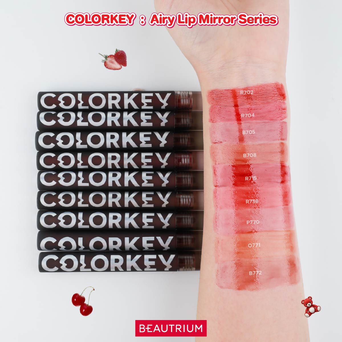 COLORKEY : Airy Lip Mirror Series