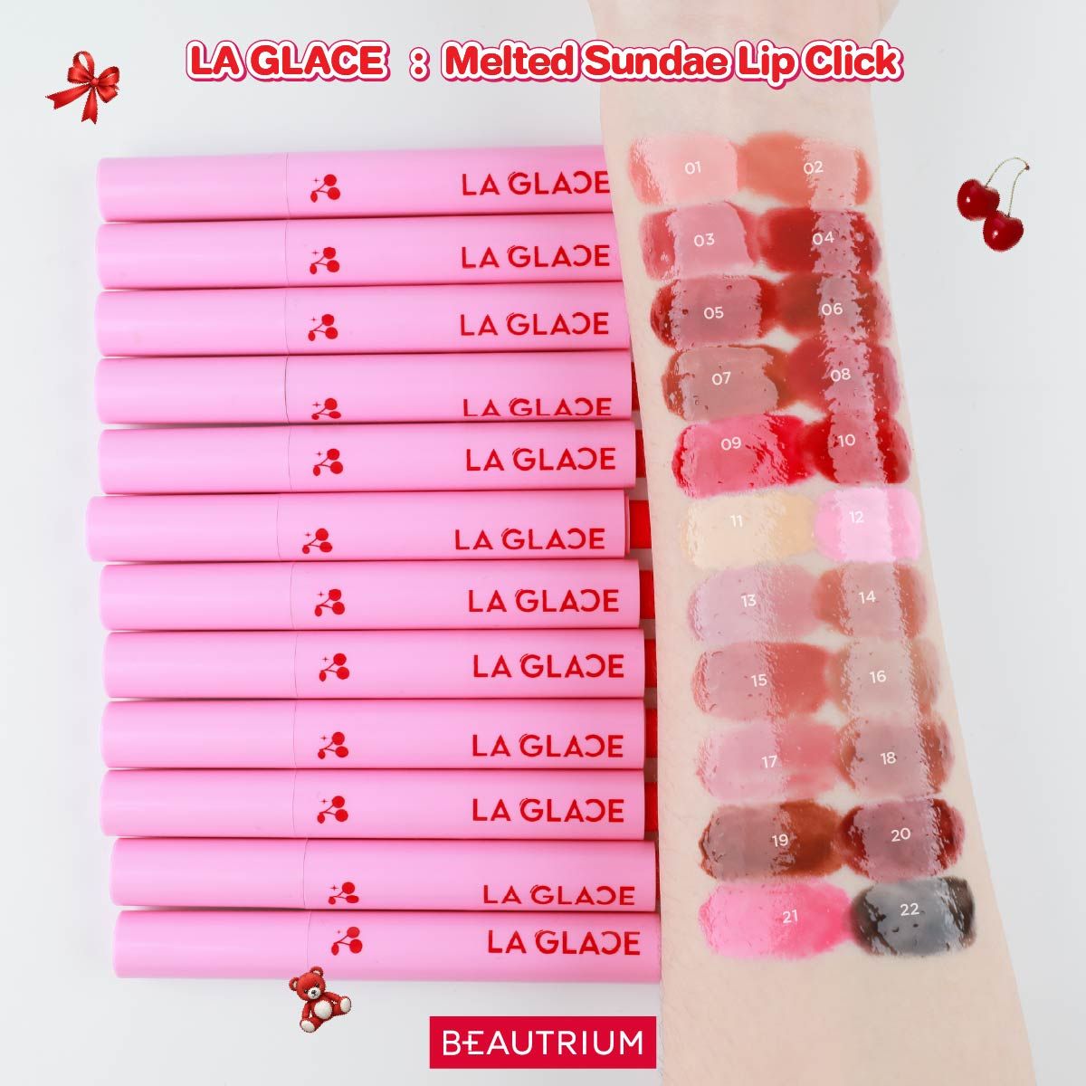 LA GLACE : Melted Sundae Lip Click