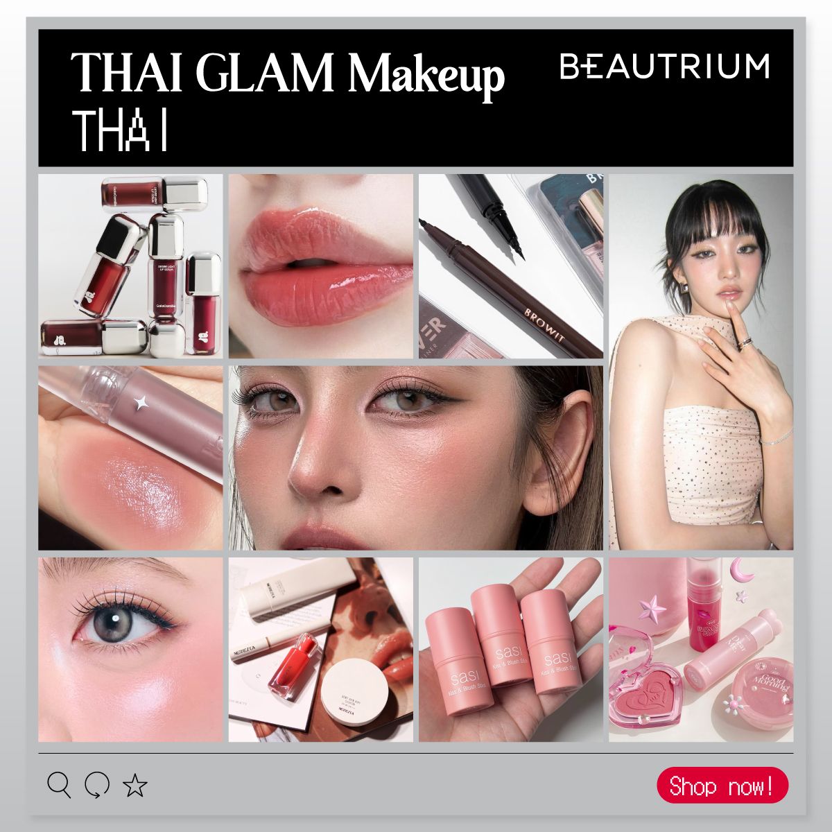 4 Makeup Styles from 4 Countries