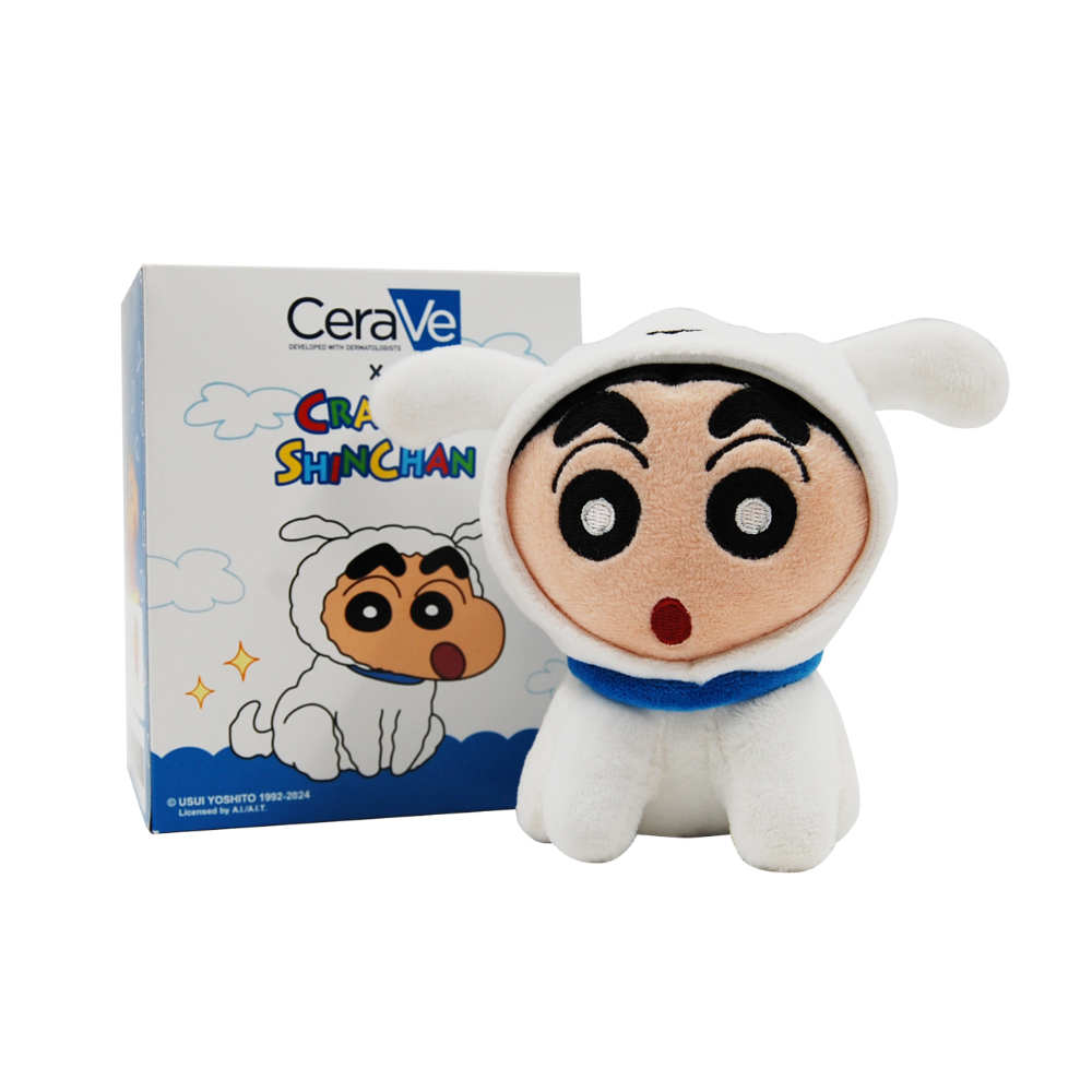 เมื่อซื้อสินค้า CERA-VE ครบ 1,199 บาท รับฟรี Keychain Shinchan Shiro Winter 1 ชิ้น
