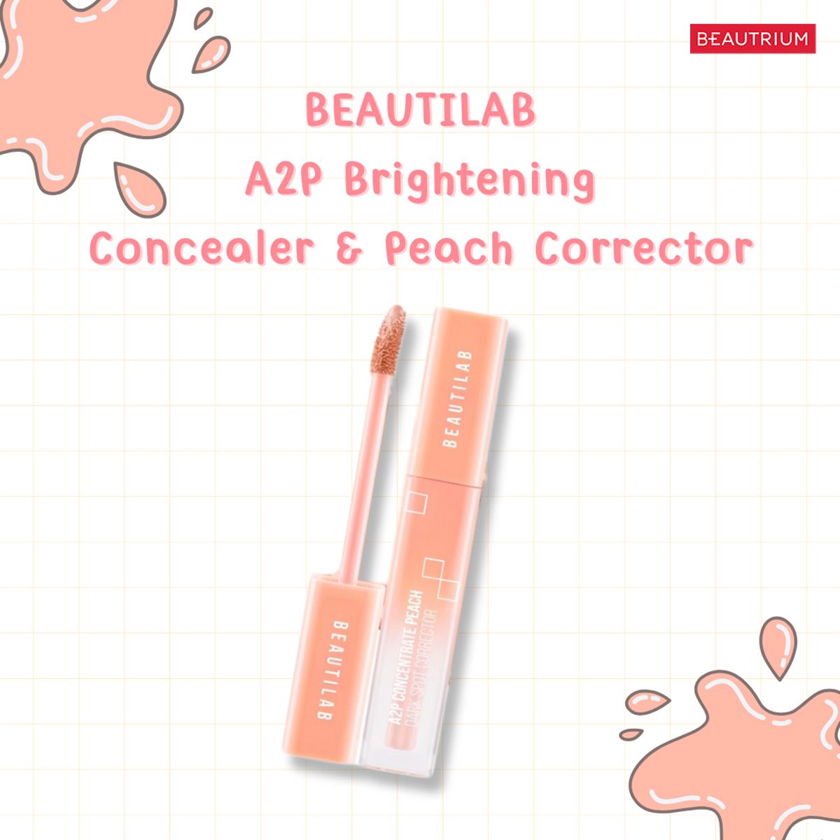 BEAUTILAB A2P Brightening Concealer Peach Corrector