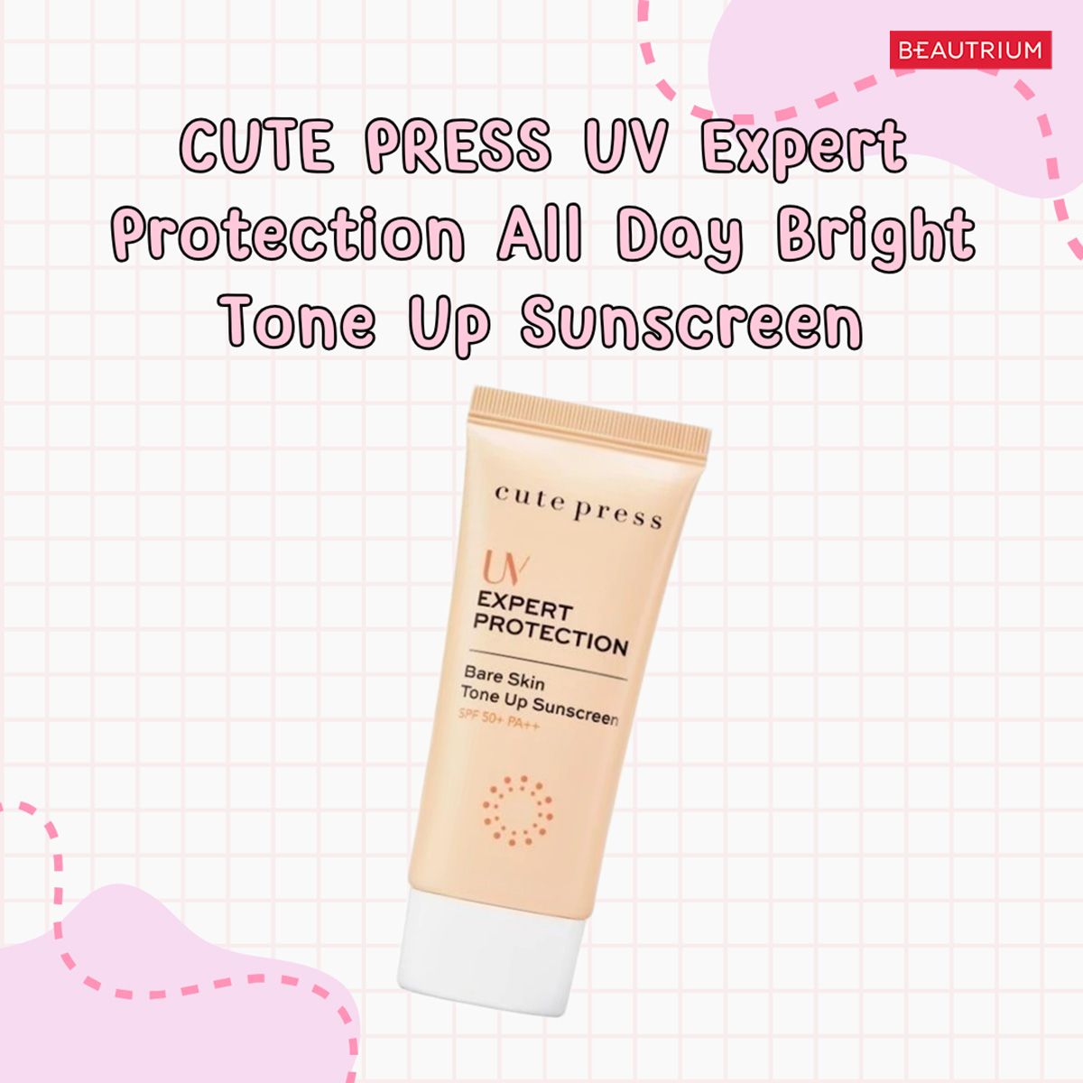 CUTE PRESS UV Expert Protection All Day Bright Tone Up Sunscreen