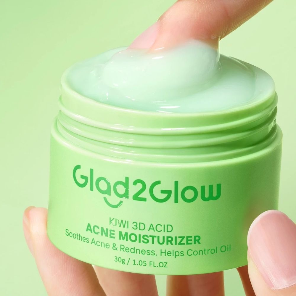 GLAD2GLOW Kiwi 3D Acid Acne Moisturizer