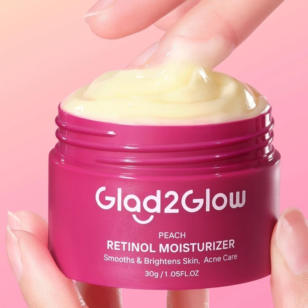 GLAD2GLOW Peach Retinol Moisturizer