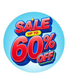 ลดสูงสุด 60% Sale up to 60%