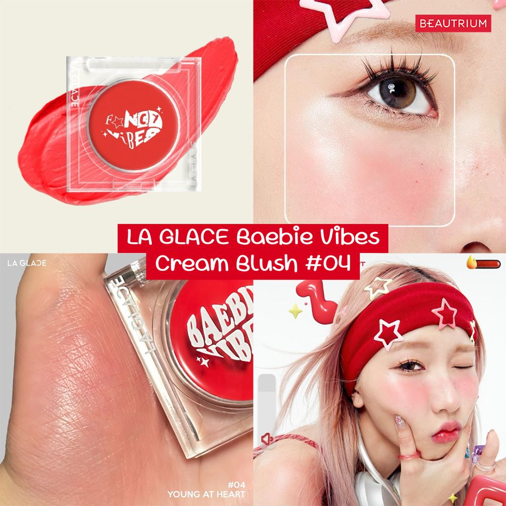 LA GLACE Baebie Vibes Cream Blush 04 Young At Heart