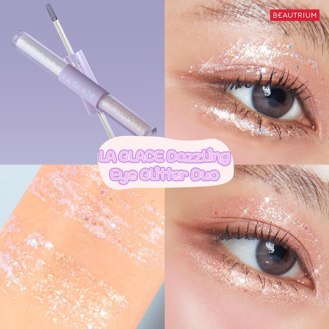 LA GLACE Dazzling Eye Glitter Duo