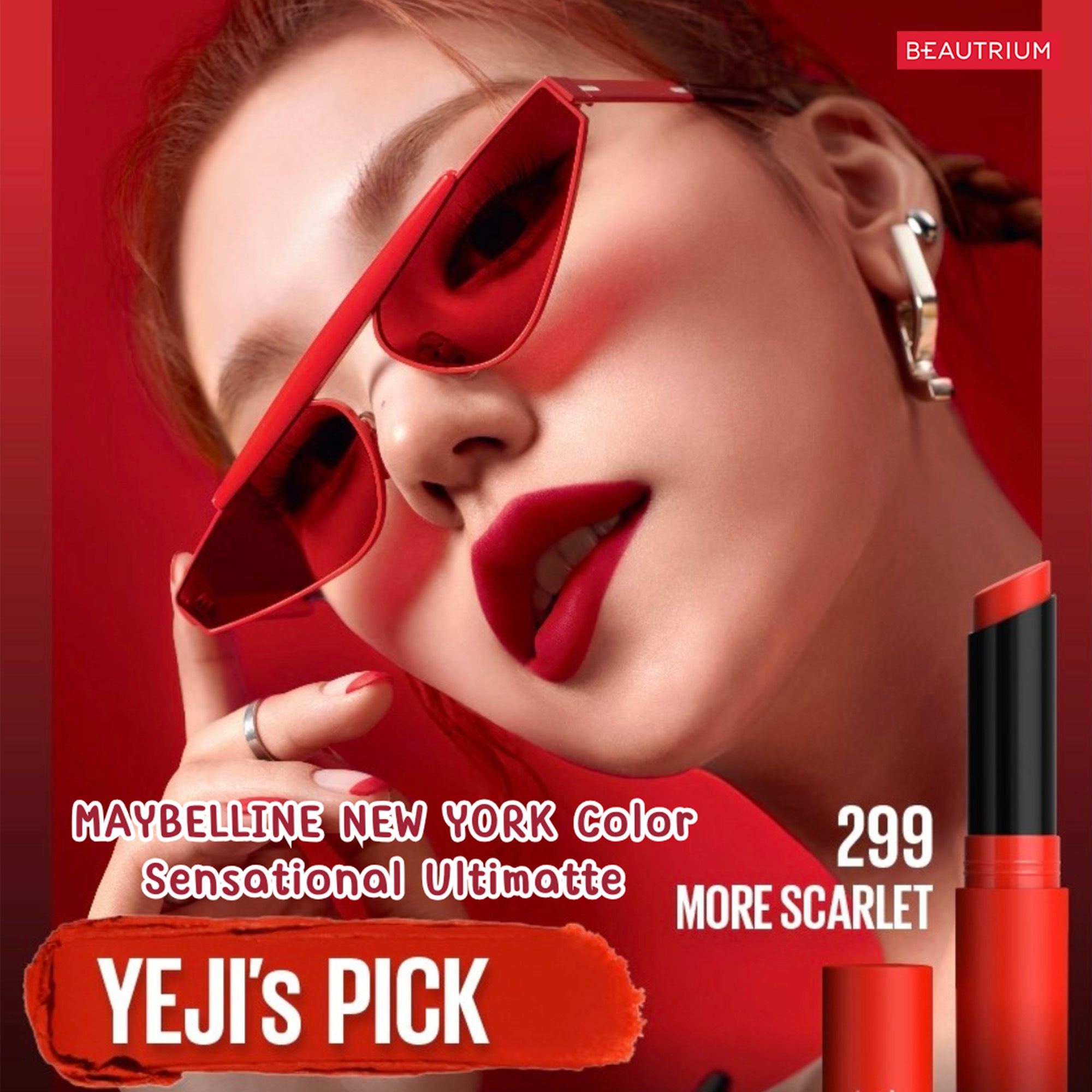 MAYBELLINE Color Sensational Ultimatte 299 more scarlet
