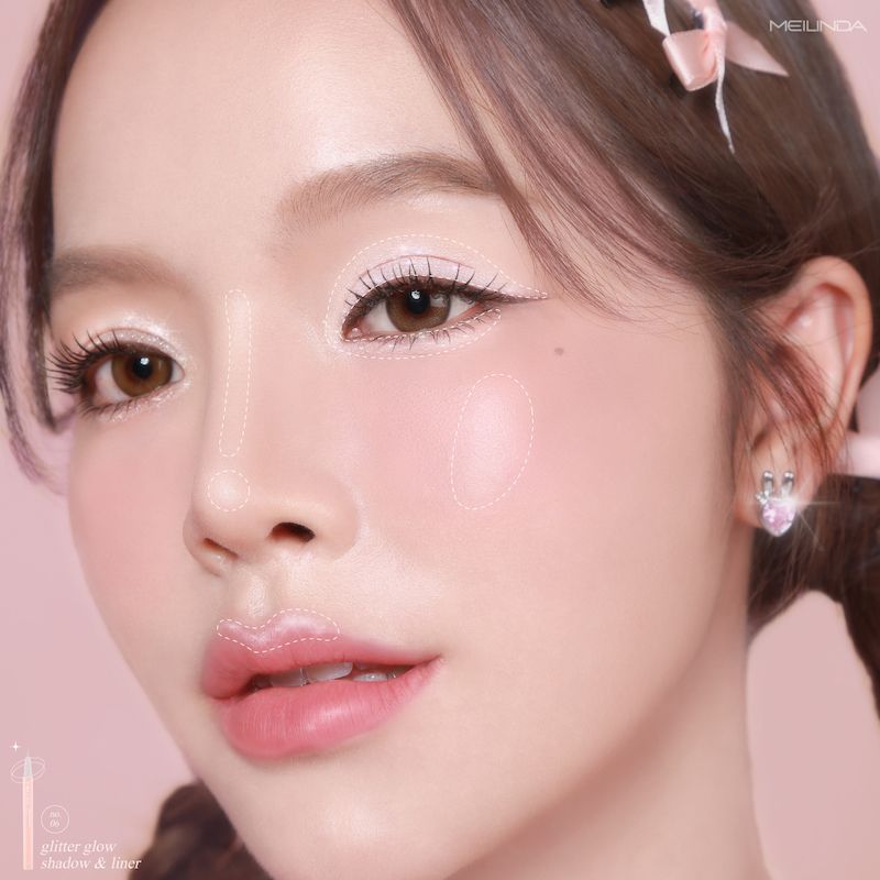 MEILINDA Glitter Glow Shadow and Liner