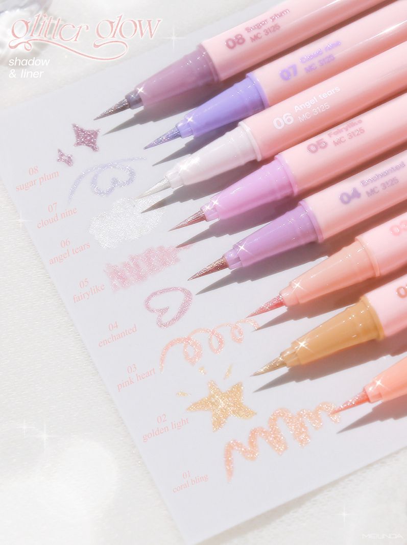 MEILINDA Glitter Glow Shadow and Liner