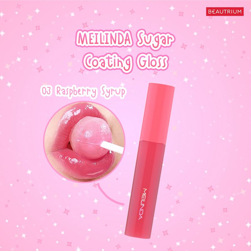 MEILINDA Sugar Coating Gloss 03 Raspberry Syrup