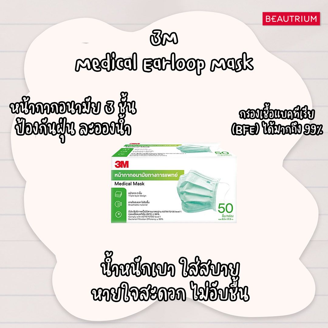 หน้ากากอนามัย ป้องกันฝุ่น PM 2.5