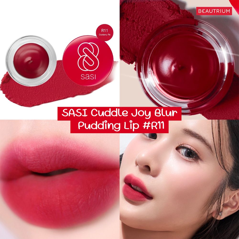 SASI Cuddle Joy Blur Pudding Lip R11 Cranberry Pie