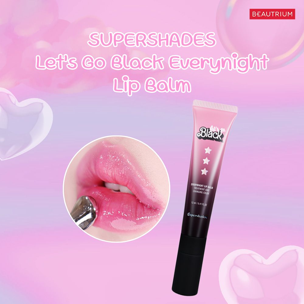 SUPERSHADES Let’s Go Black Everynight Lip Balm