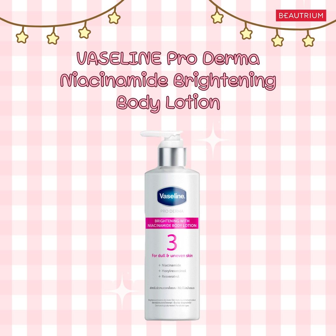 VASELINE Pro Derma Niacinamide Brightening Body Lotion