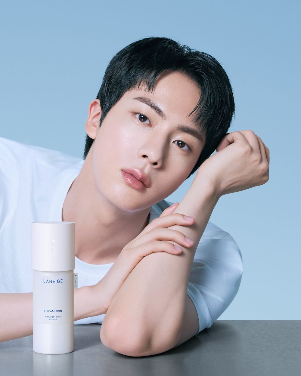 jin bts x laneige cream skin