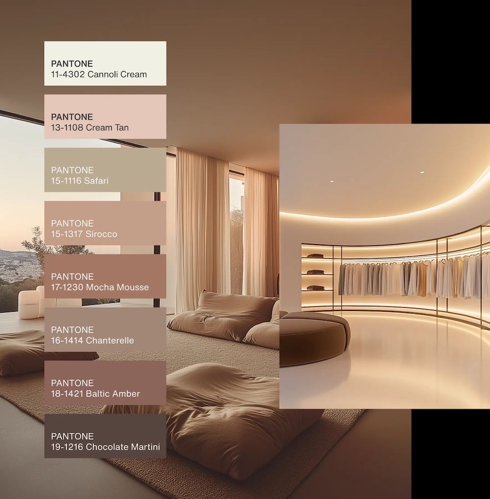pantone 2025 mocha mousse